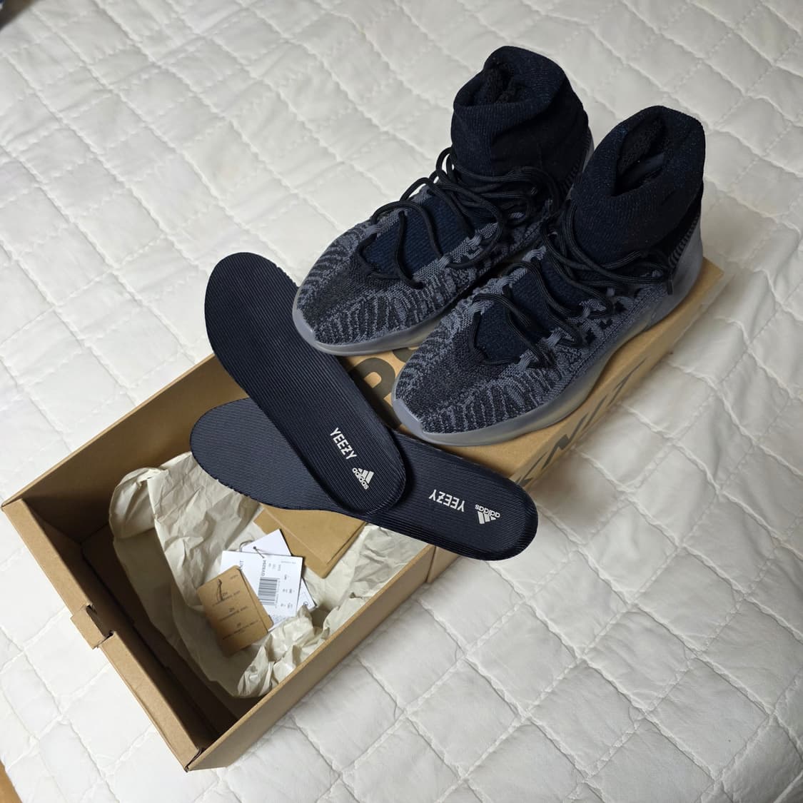 (새상품) 아디다스 이지 베스킷볼 니트 슬레이트 블루 285사이즈 상품이미지1