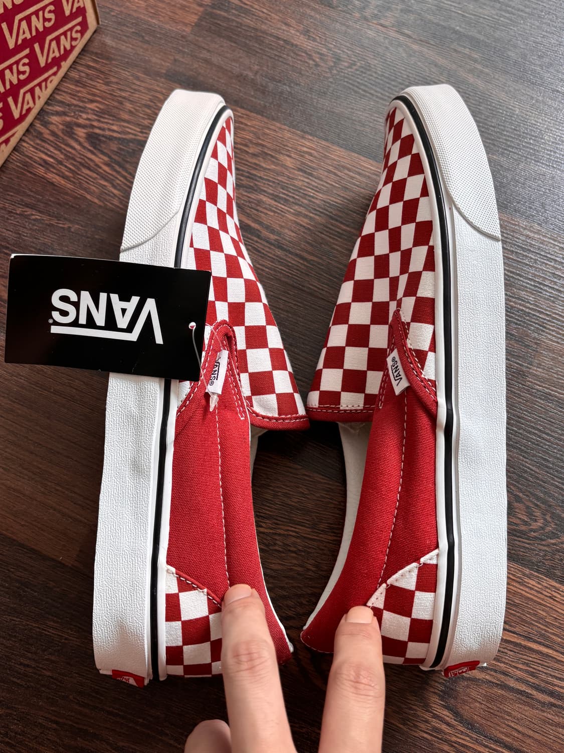 [새상품/285] Vans 보사노바 체커보드 슬립온 상품이미지5