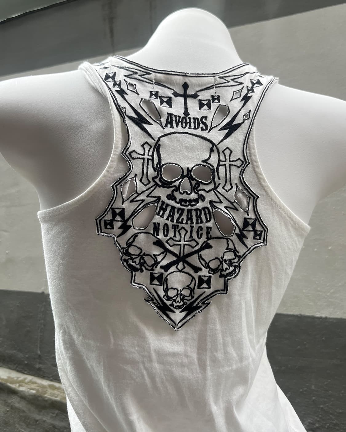 Ghost of Harlem skull sleeveless 상품이미지6