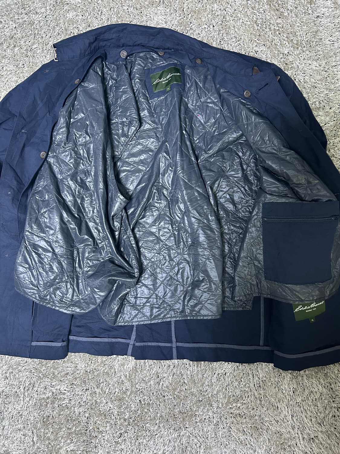 에디바우어 누빔 자켓 사이즈 105~110 상품이미지4