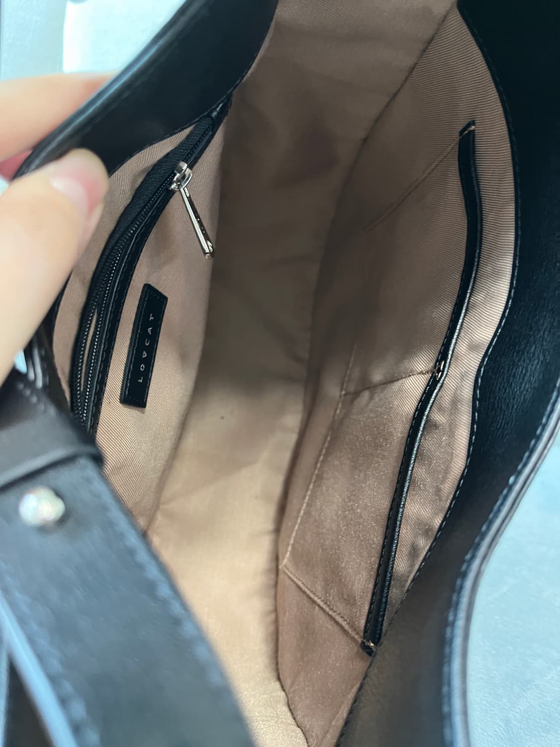 러브캣 샤르망 호보백 블랙 상품이미지3