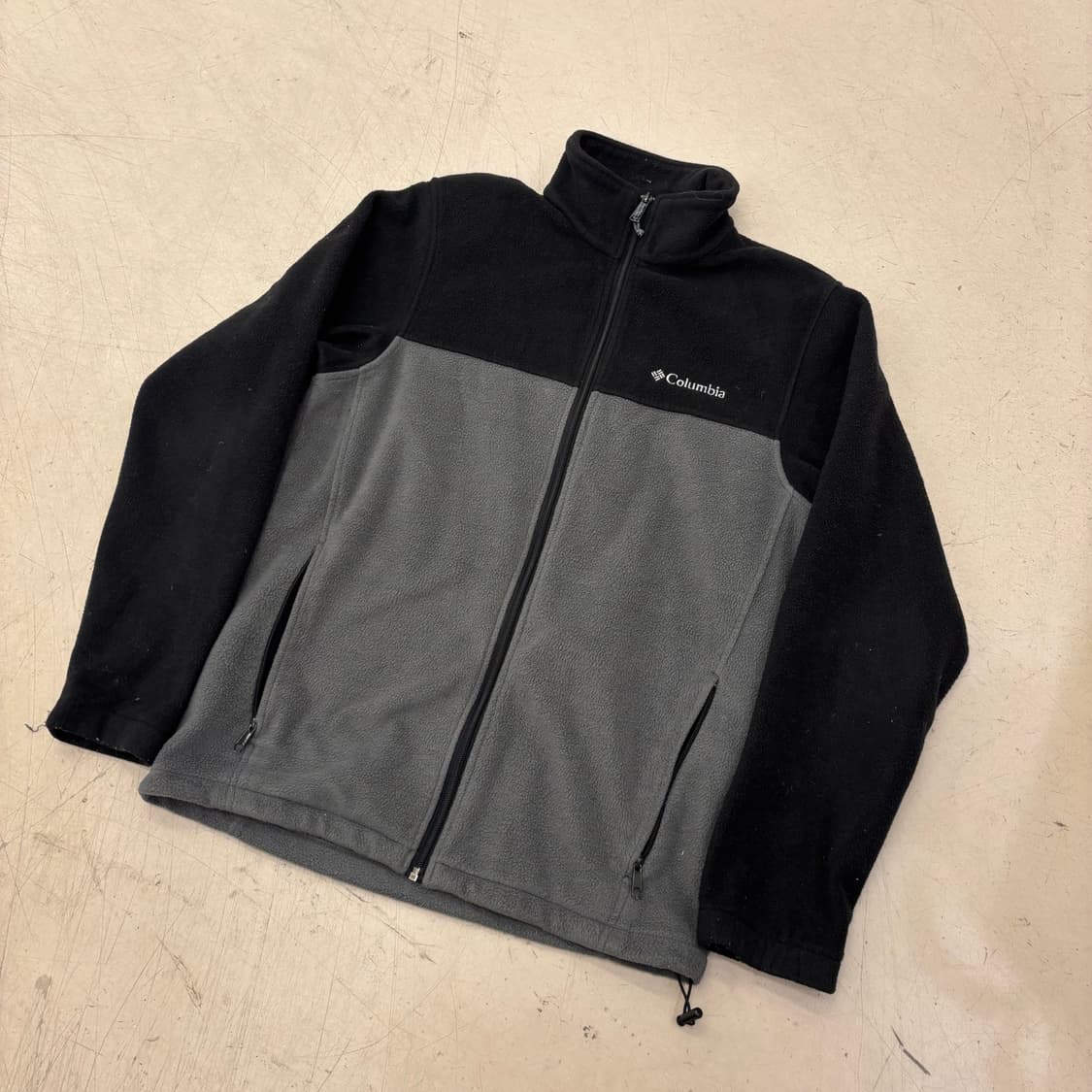 컬럼비아 투톤 플리스 집업 상품이미지1