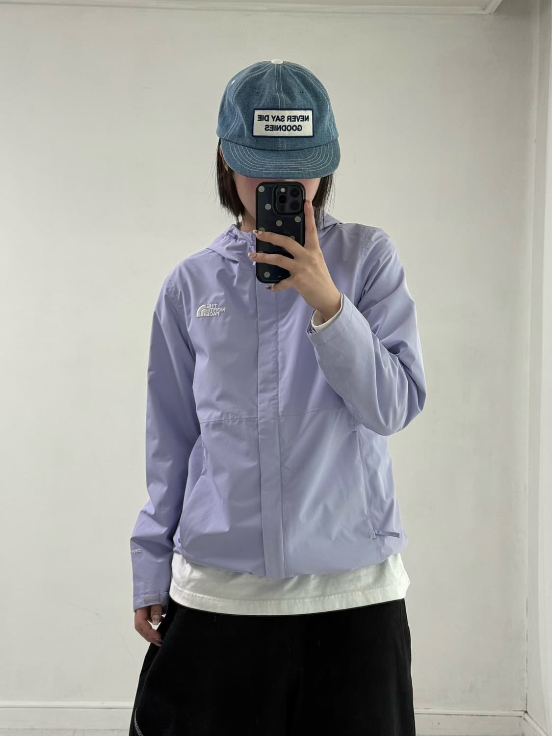 노스페이스 라이트 퍼플 바람막이 상품이미지1