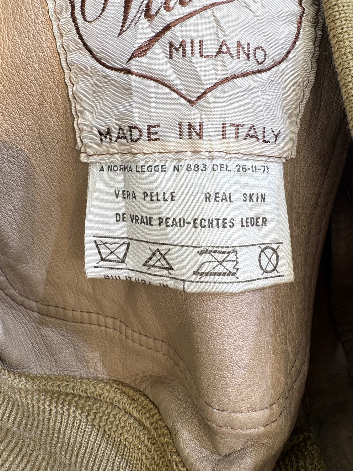 VALSTAR (Made in Italy) 레더자켓 상품이미지7