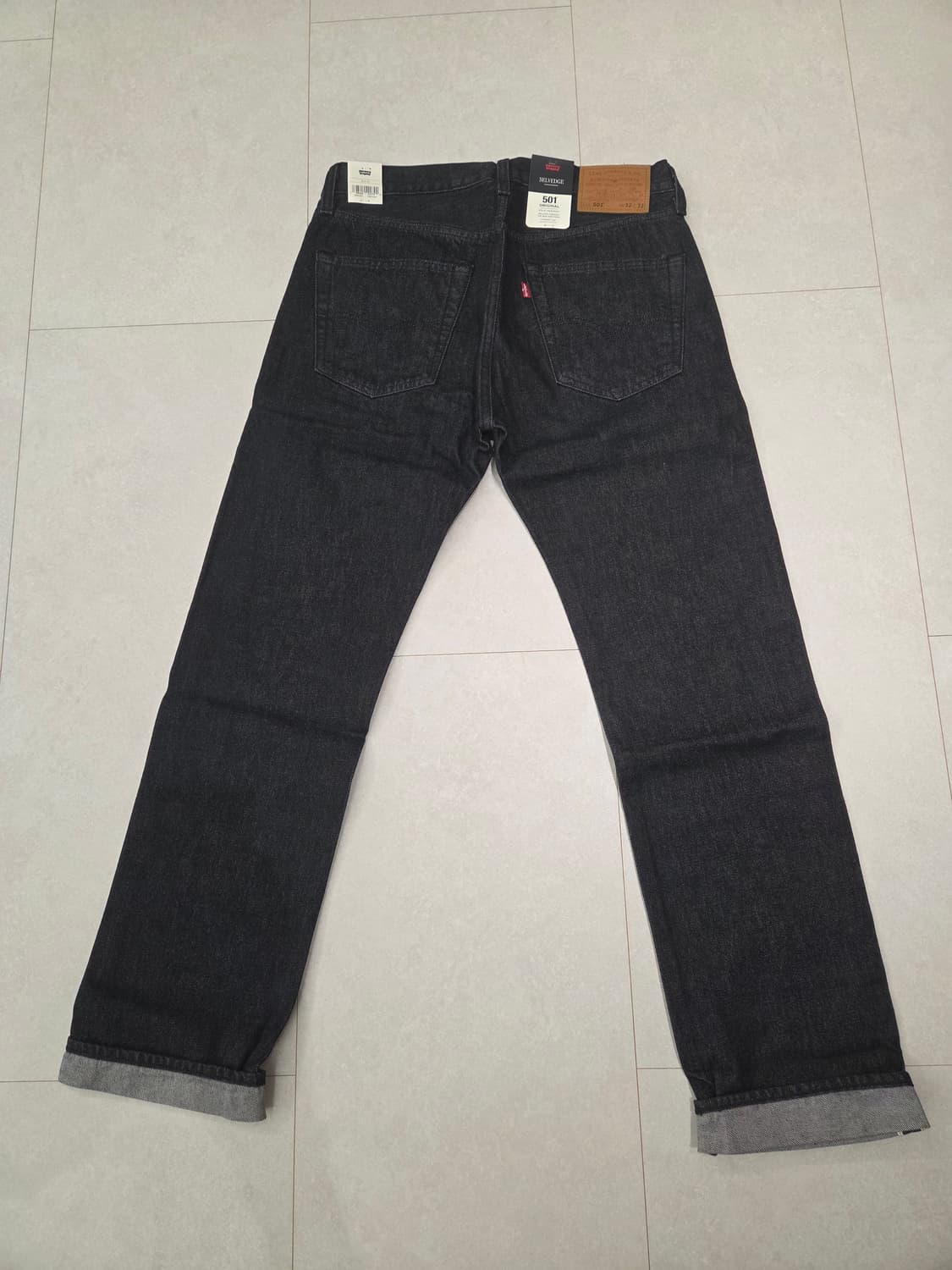 리바이스 프리미엄라인 블랙 셀비지  상품이미지2
