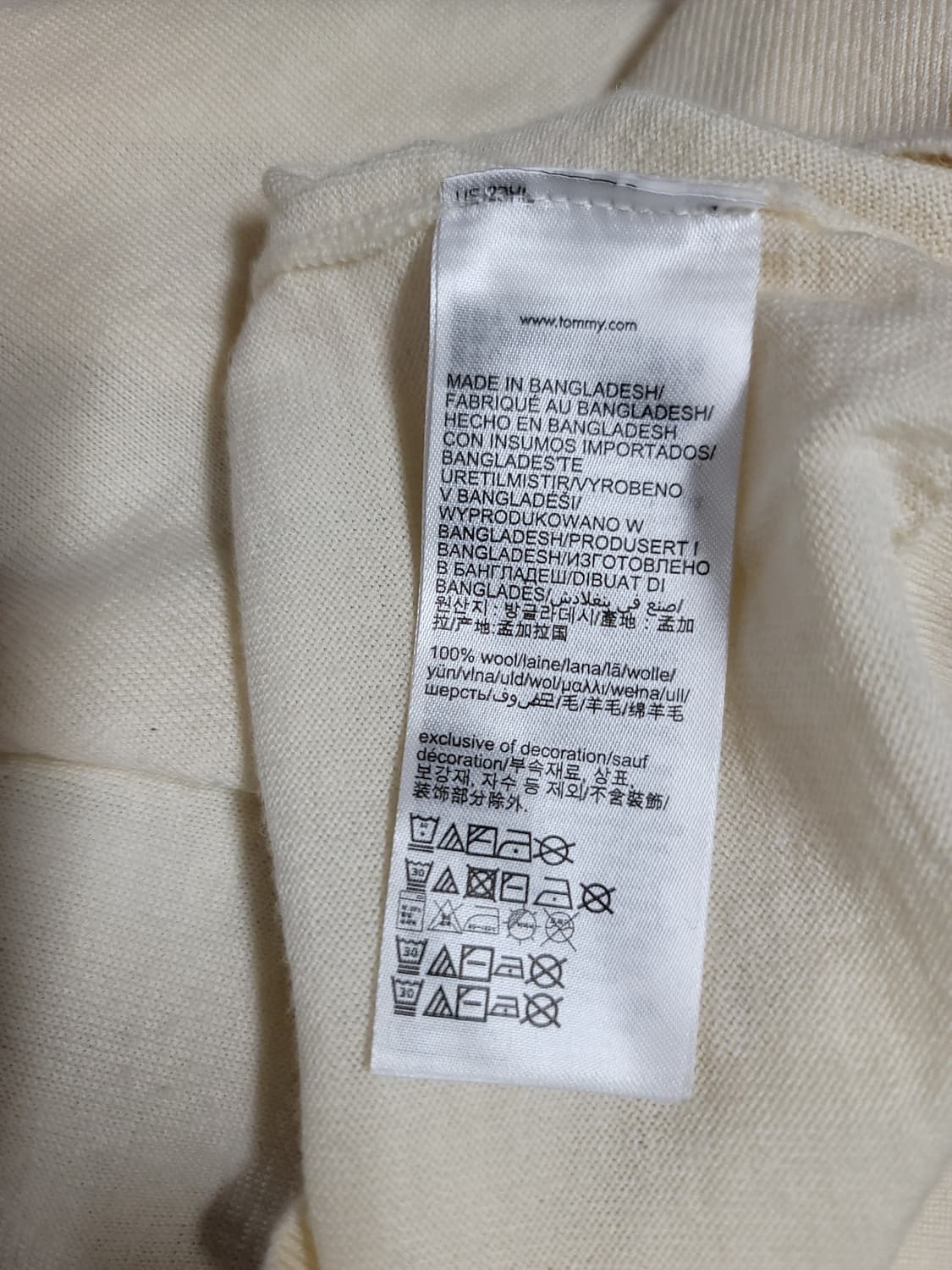한섬 타미힐피거 메리노울 니트 상품이미지7