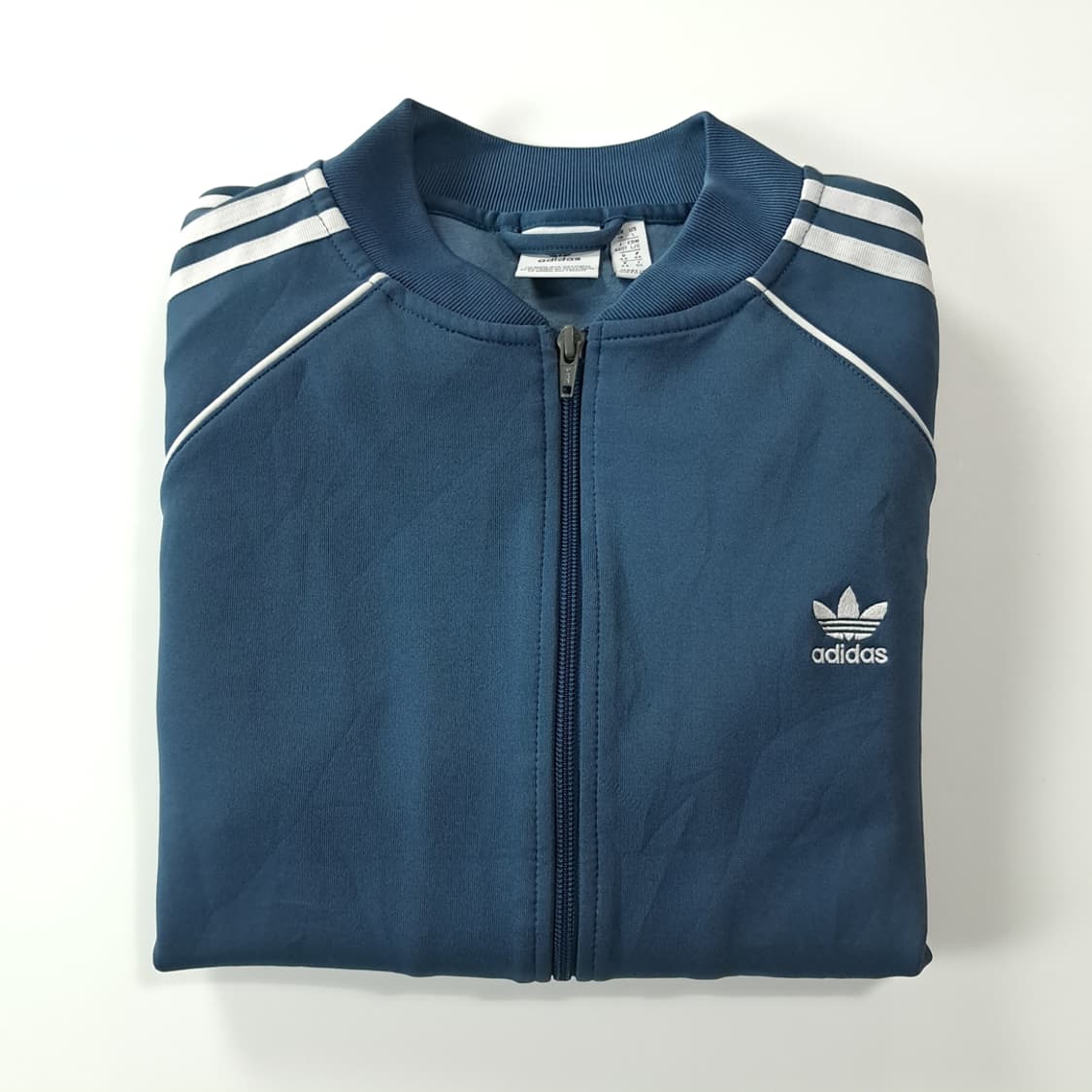 CK216 L 아디다스 오리지널 트레포일 래글런 블루그린 집업 자켓 상품이미지7