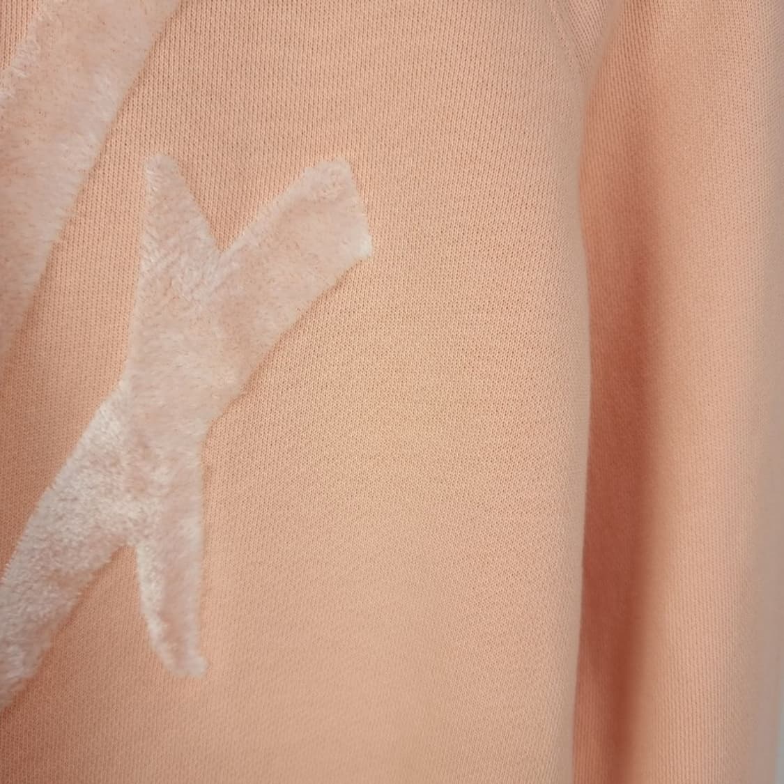 [아르마니] 벨벳 빅로고 크롭 맨투맨 P01624 상품이미지6