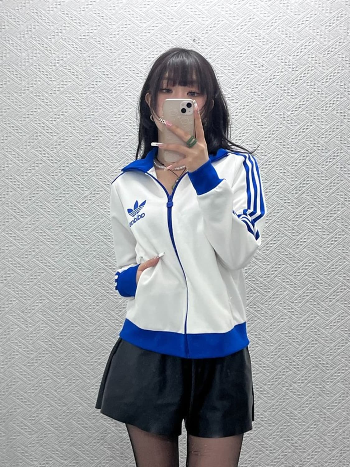 아디다스 Y2K 베켄바우어 클라우드 블루삼선 져지 집업 XL C11058 상품이미지2