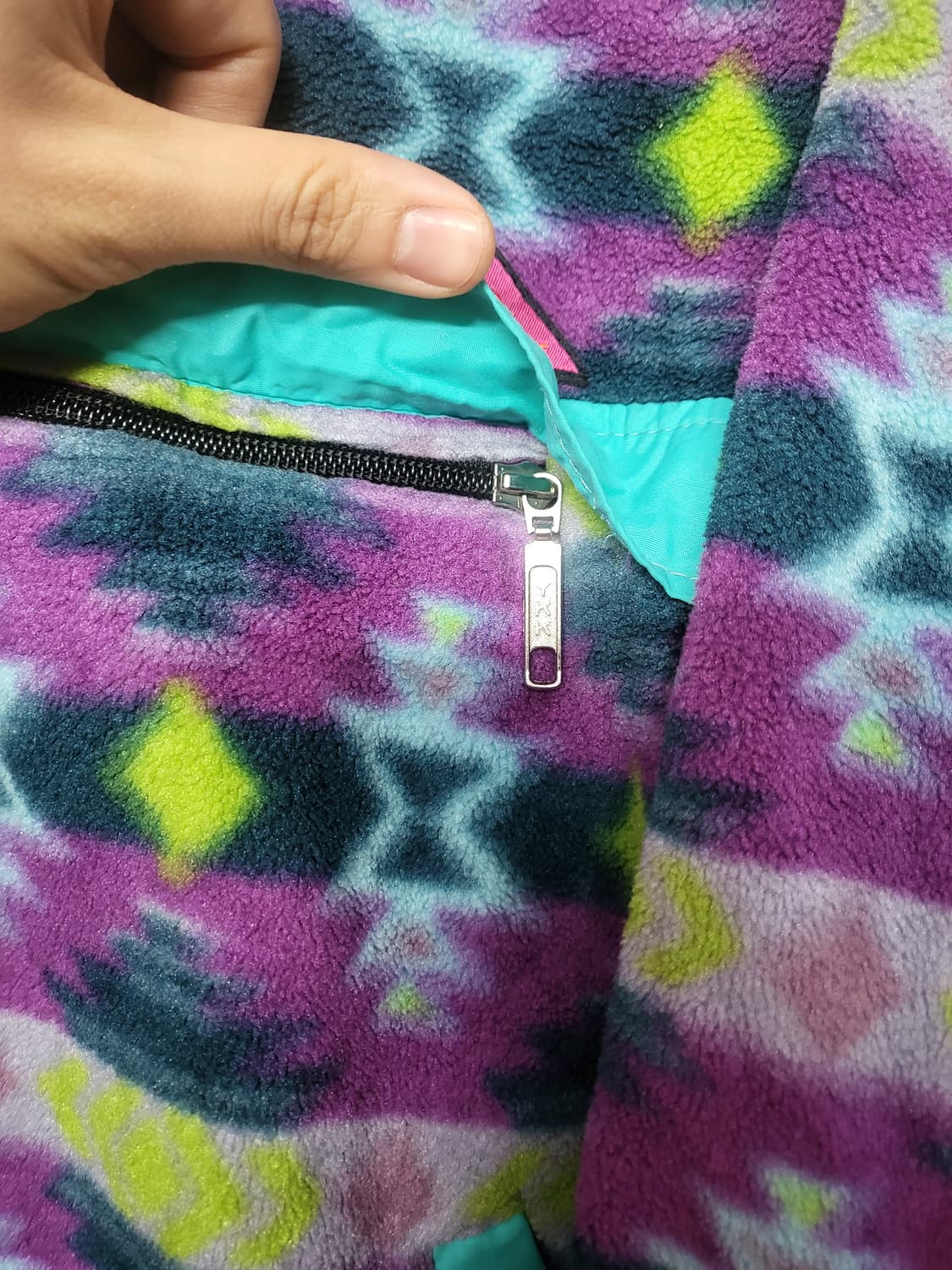 aesse 폴라텍 플리스 반집업 상품이미지3