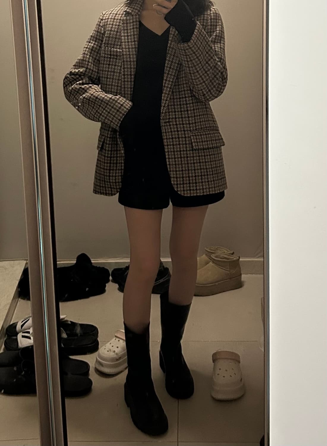 (착샷o)이자벨마랑 샤를리 체크 울 자켓 34 상품이미지6