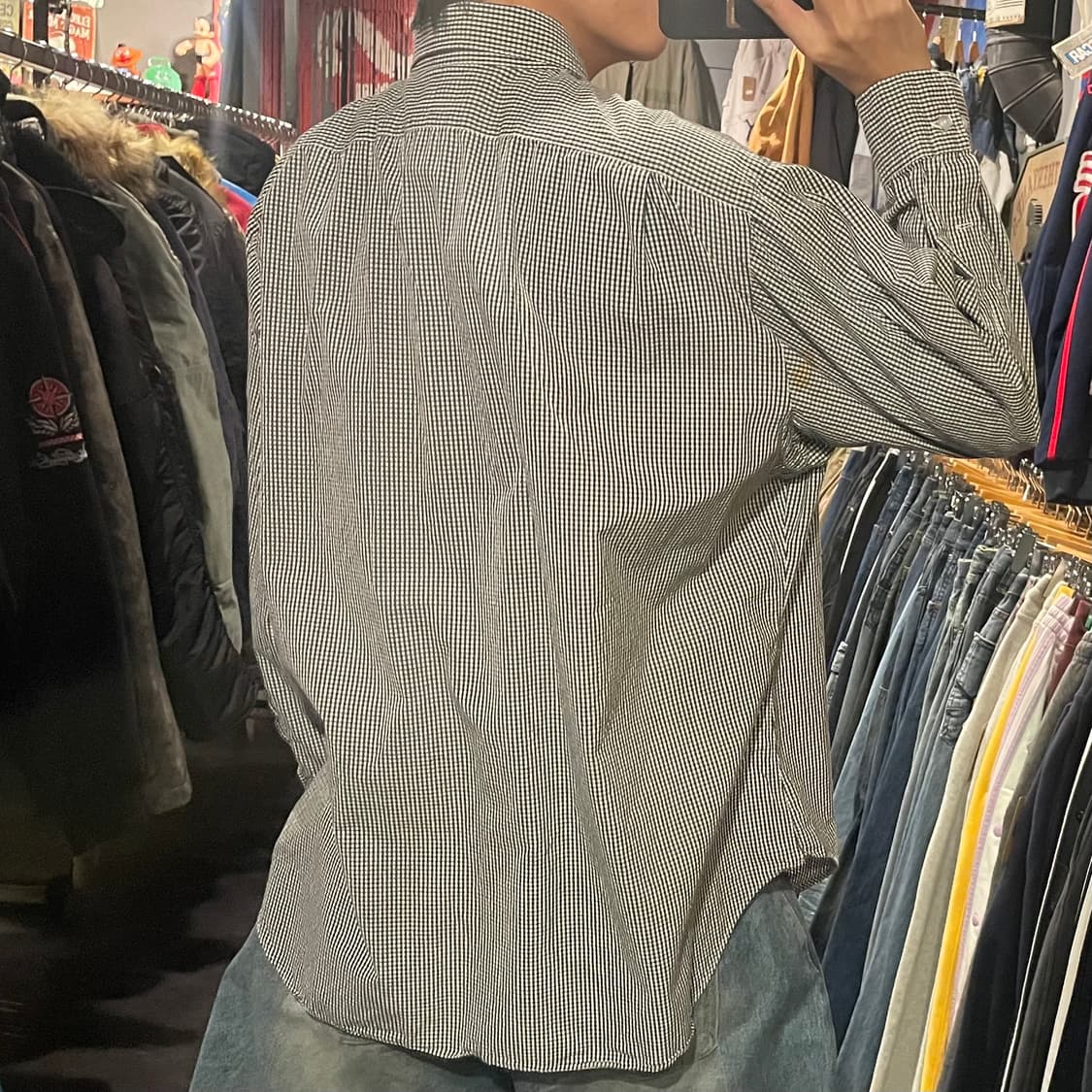 [IM] Polo 폴로 체크 블랙 긴팔셔츠 상품이미지7