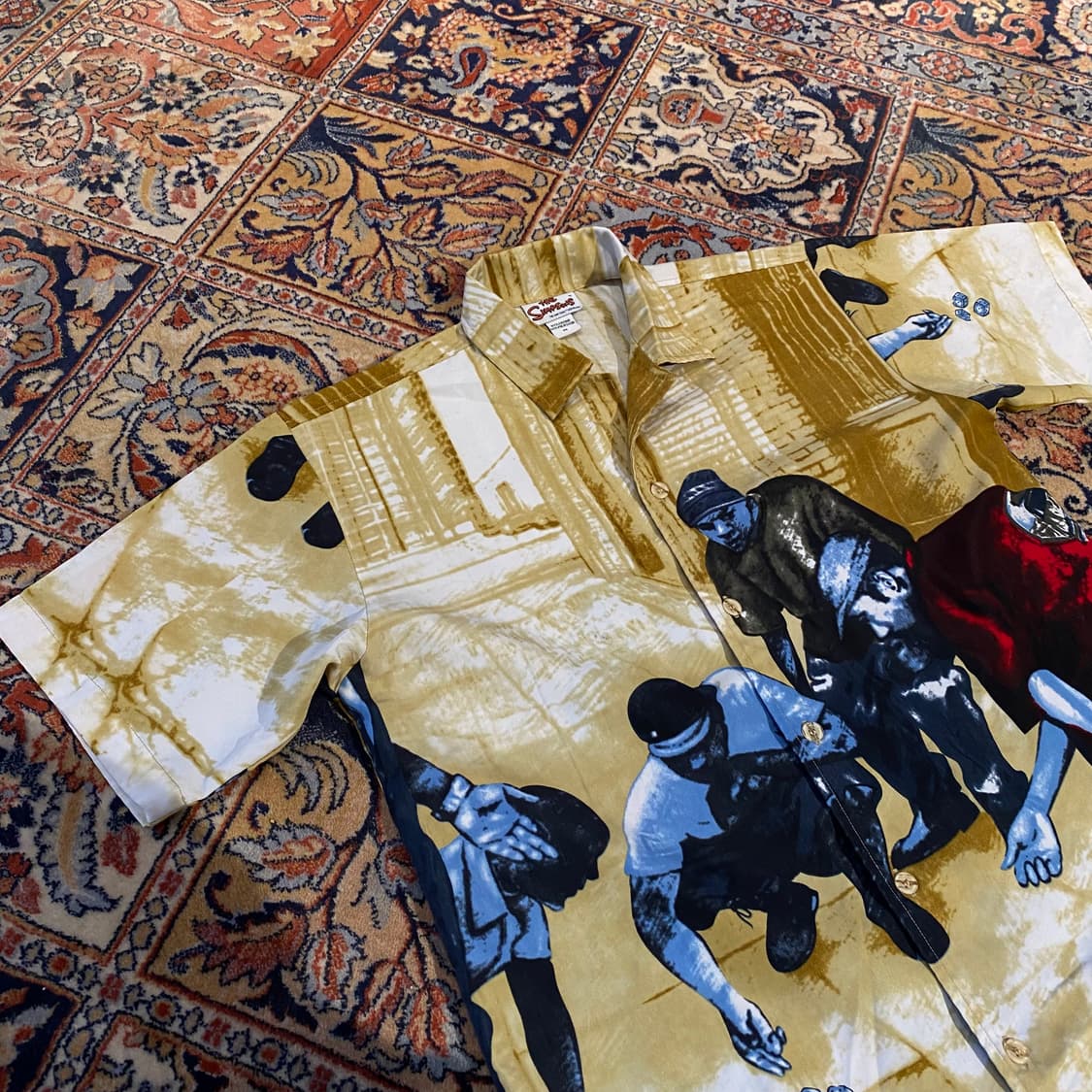 🌊the simpsons full-print opencollar 셔츠 상품이미지4