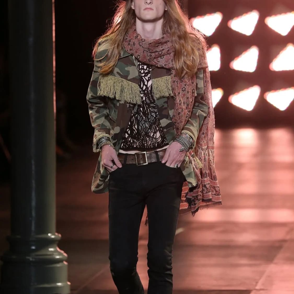 생 로랑 2015 S/S 사이키 락 밀리터리 자켓 상품이미지5