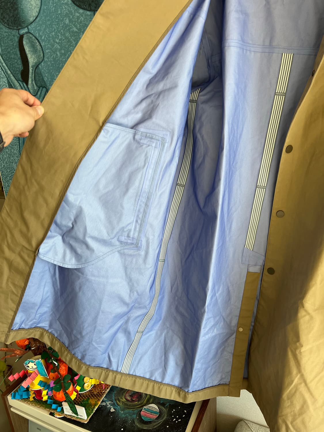 나나미카 고어텍스 후드 오버 코트 L 상품이미지5