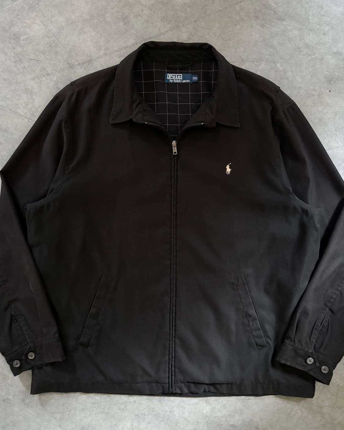 Polo 폴로 랄프로렌 블랙컬러 폴리쉘 헤링턴 자켓  상품이미지2