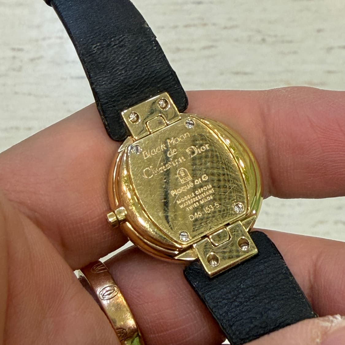 크리스찬 디올 블랙문 여성 정장 시계 상품이미지5