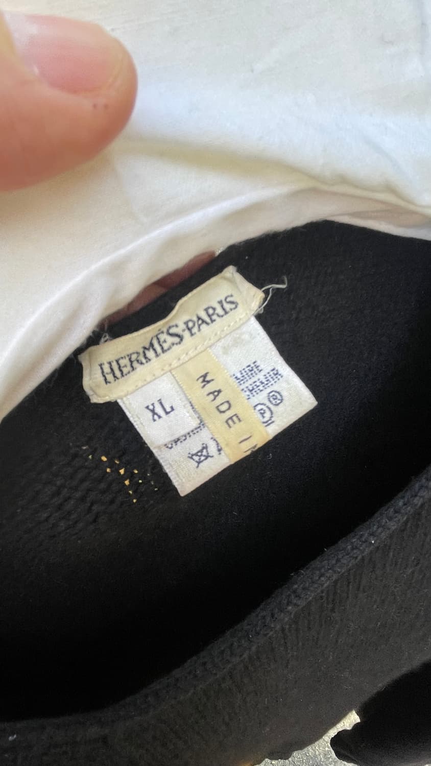 Hermès Paris Cashmere Knit Sweater (Bl 상품이미지9