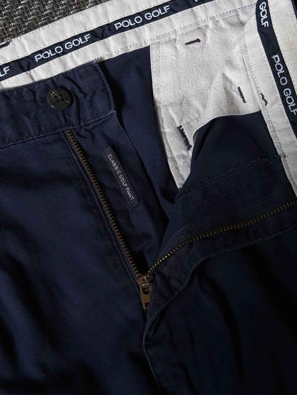 (36) 90s 폴로 랄프로렌 골프 클래식 플리츠 치노 팬츠 상품이미지3