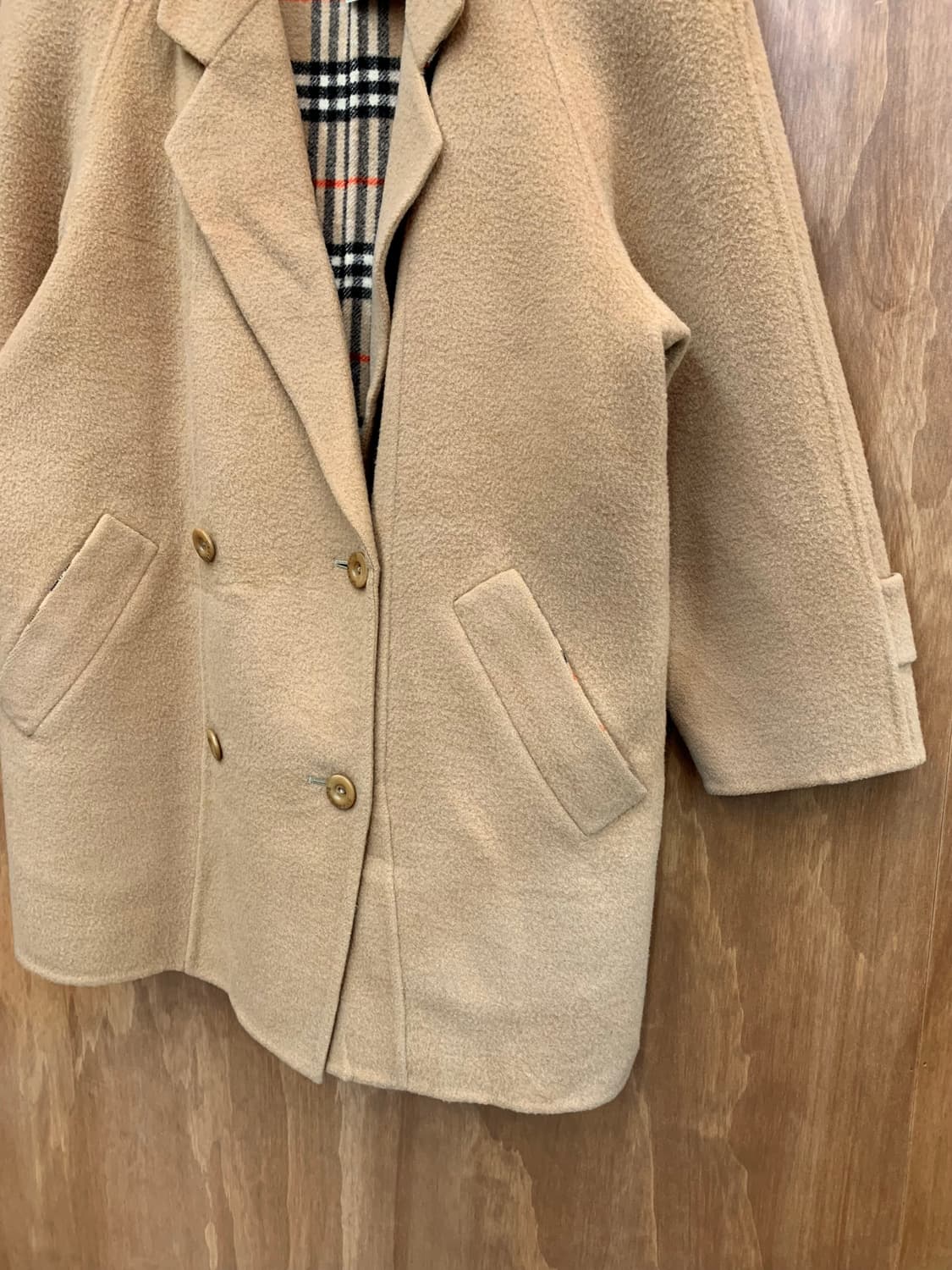 버버리 하프 더블 울 코트 상품이미지4