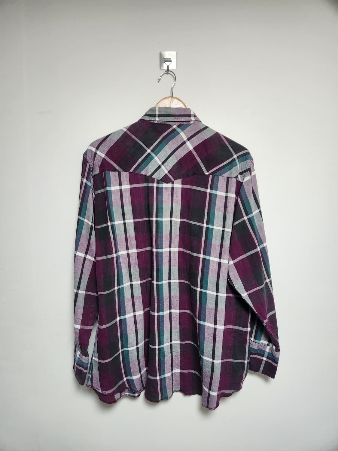 랭글러Wrangler 웨스턴 플란넬 셔츠 XL - S70 상품이미지2