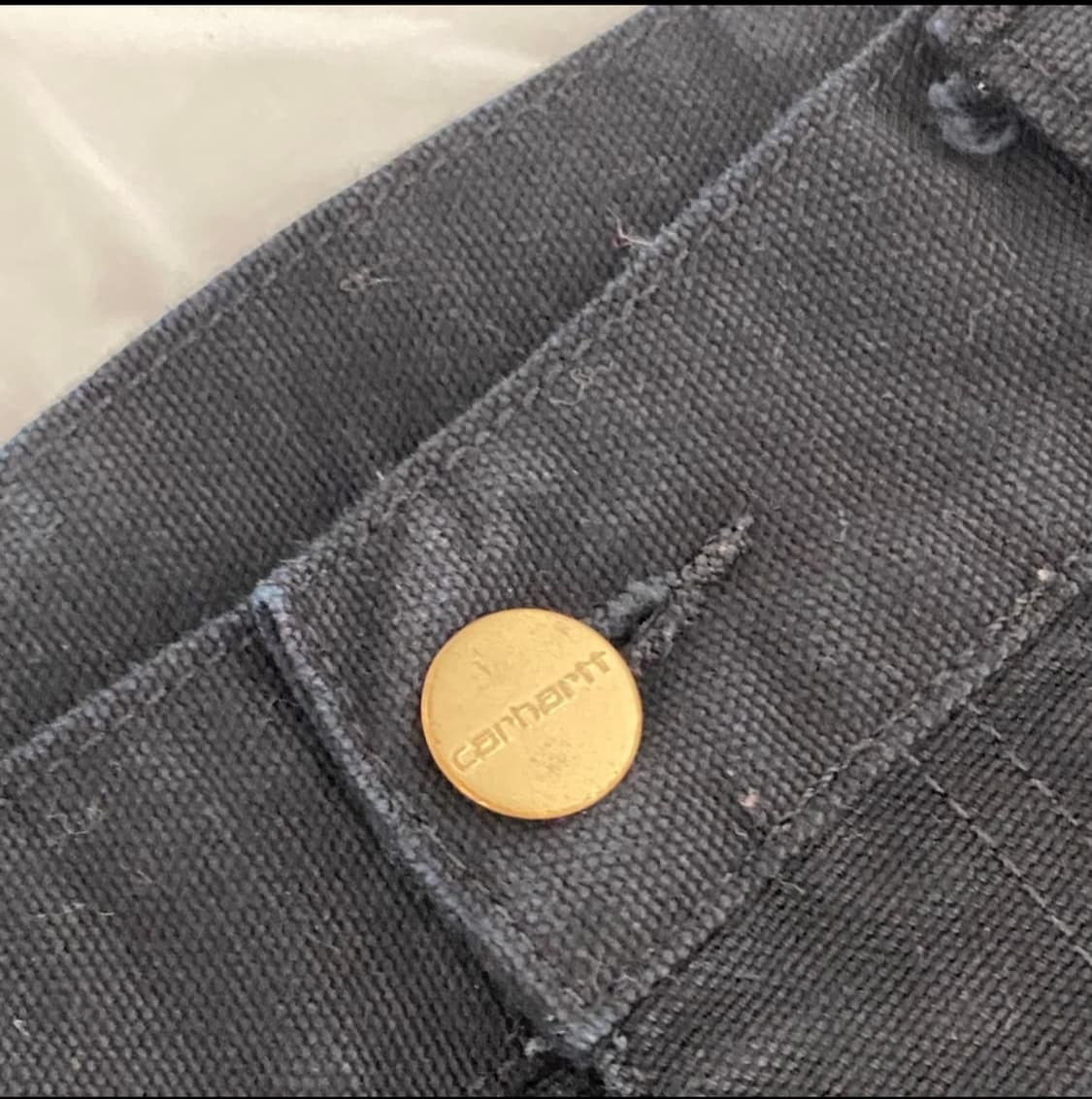 칼하트 더블니 팬츠 블랙 상품이미지2