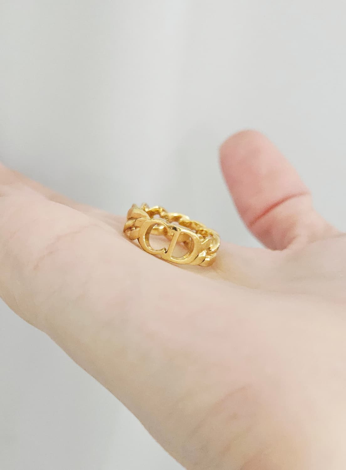 디올 당세 뚜왈 골드 피니쉬 링 / S사이즈 [약10.5호] [정품] 상품이미지4