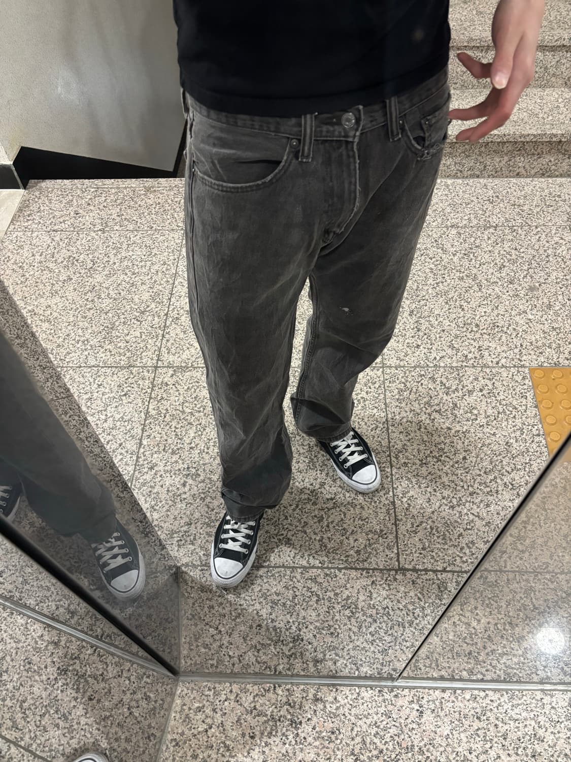 리바이스 505 레귤러 스트레이트 블랙 상품이미지2