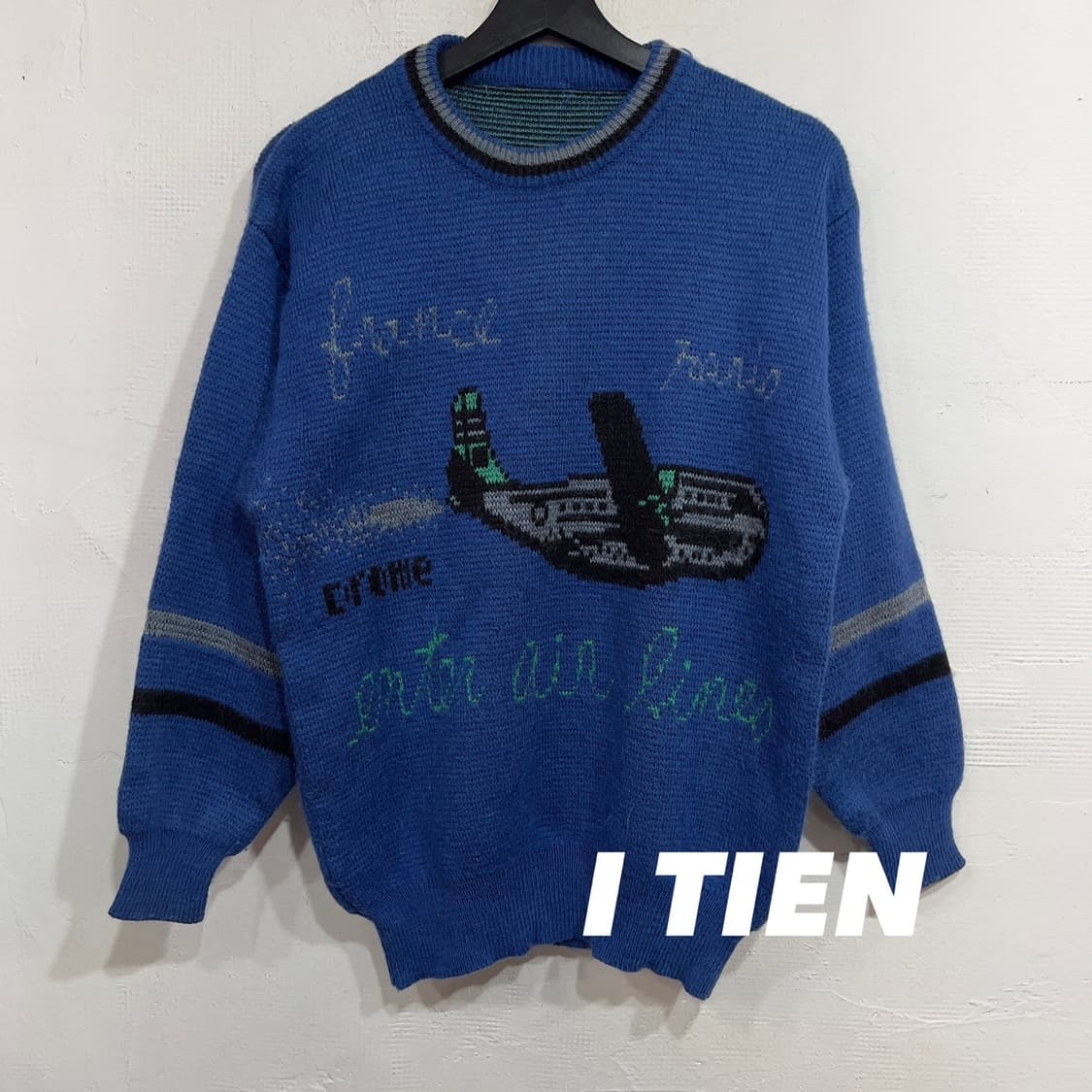 i ten 비행 니트 상품이미지1