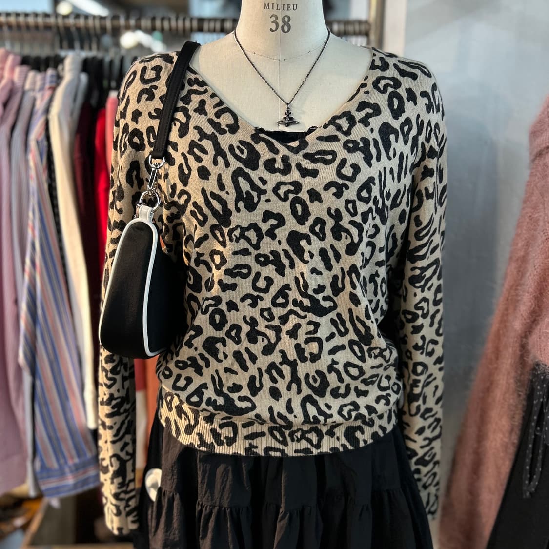 Armani Jeans Archive Leopard Knit 상품이미지2