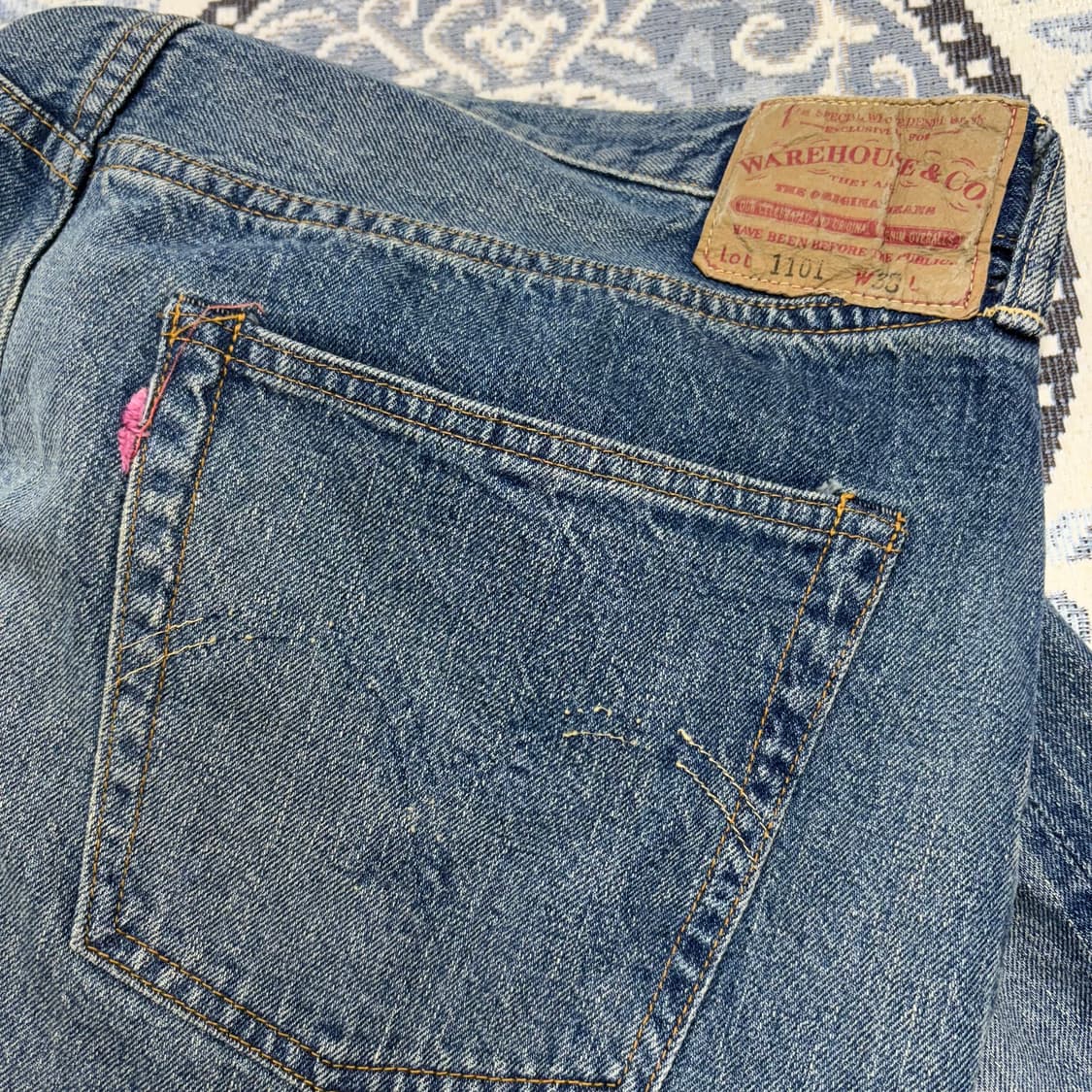 WAREHOUSE & CO. Lot 1101XX 셀비지 데님 38 상품이미지8