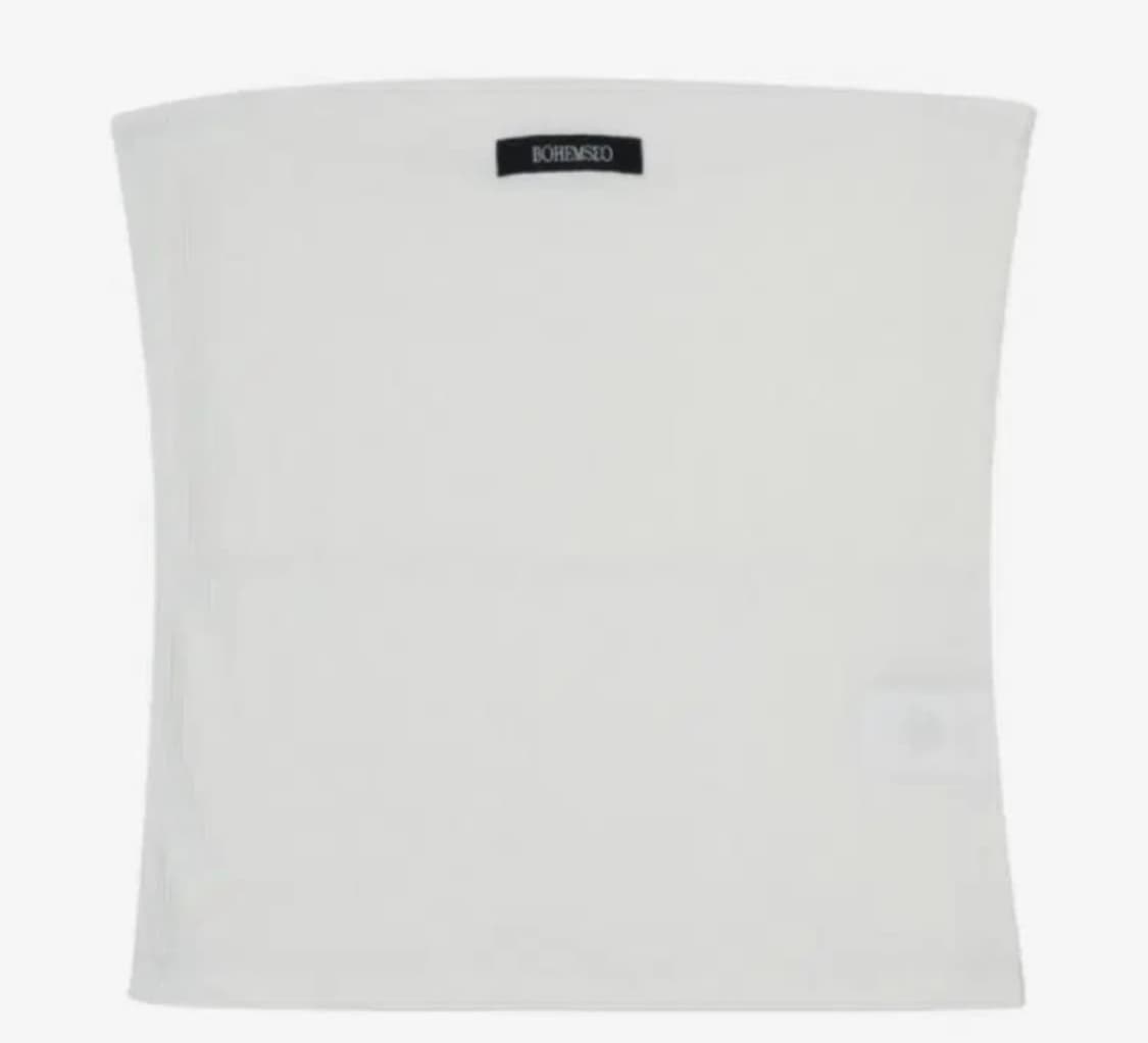 보헤미안서울 베이직 튜브탑 화이트 상품이미지1