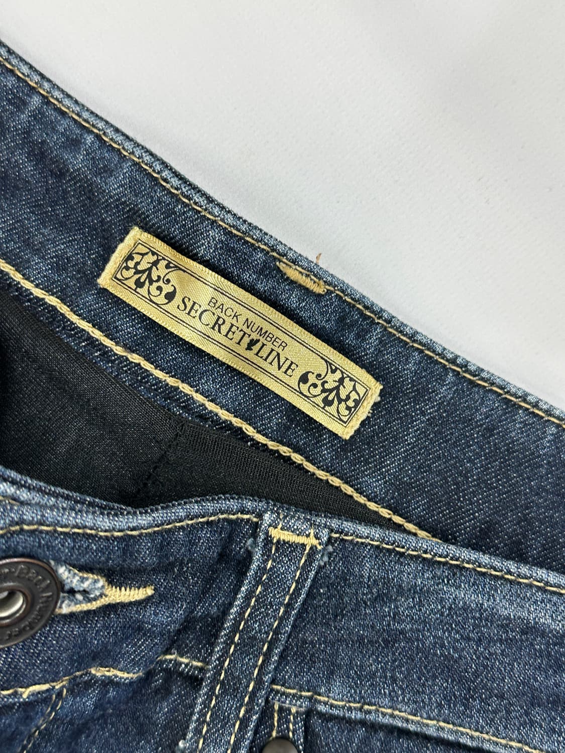 ⭐️빈티지 스티치 워싱 데님 일자핏 팬츠⭐️ 청바지 y2k 데일리 상품이미지7