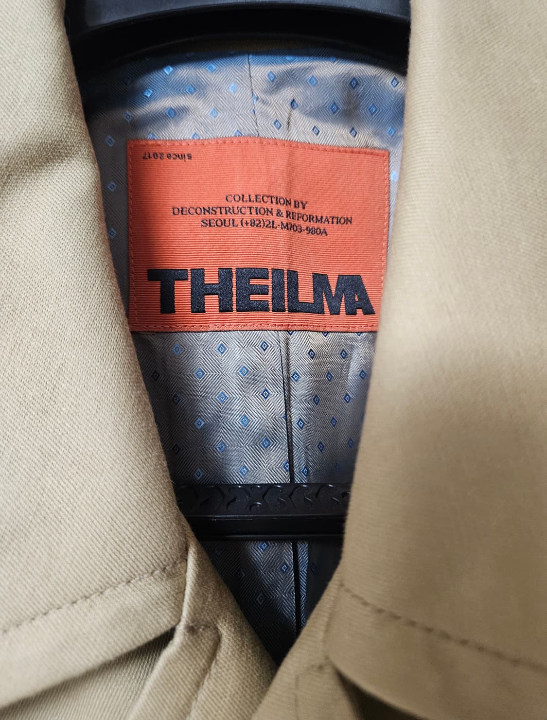 [새상품] 더일마 THEILMA 트렌치코트 상품이미지2