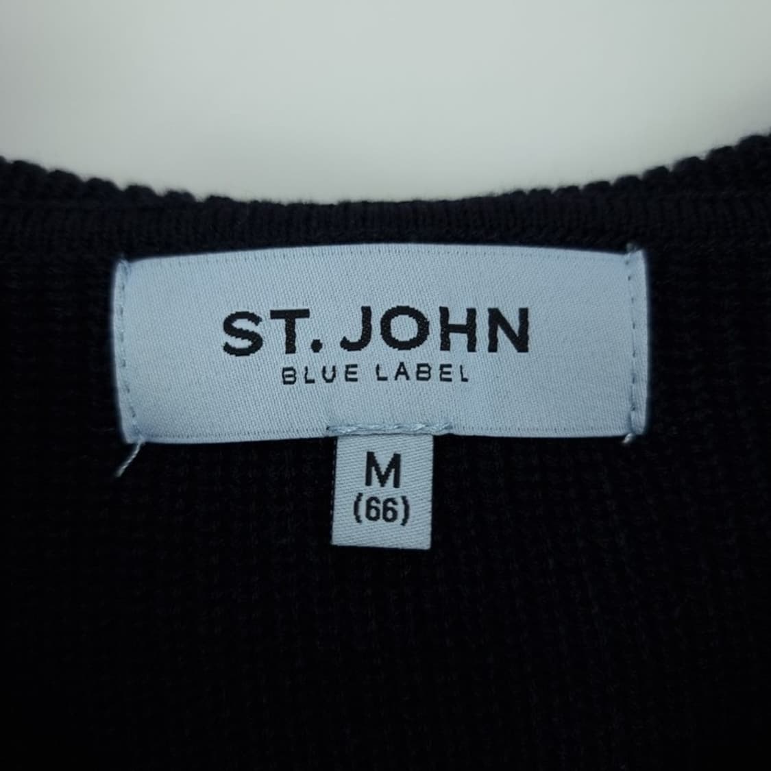 [세인트 존] 23S/S 캡 슬리브 오버핏 후드 니트 블랙 P01459 상품이미지7