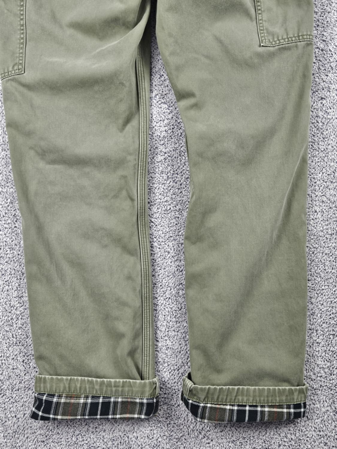 칼하트 헤비 플란넬 체크 카펜터 팬츠 ( 32 X 34 ) / 10045 상품이미지10