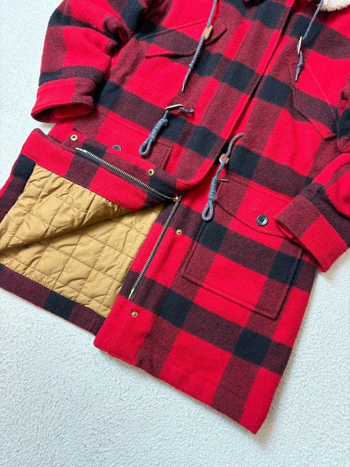 아베크롬비 x 울리치 00's 타탄 체크 코트 PN6536 상품이미지6
