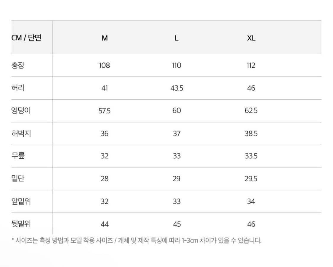 플랙 커브드 데님 팬츠 M67 딥 블루 바지 M 상품이미지5