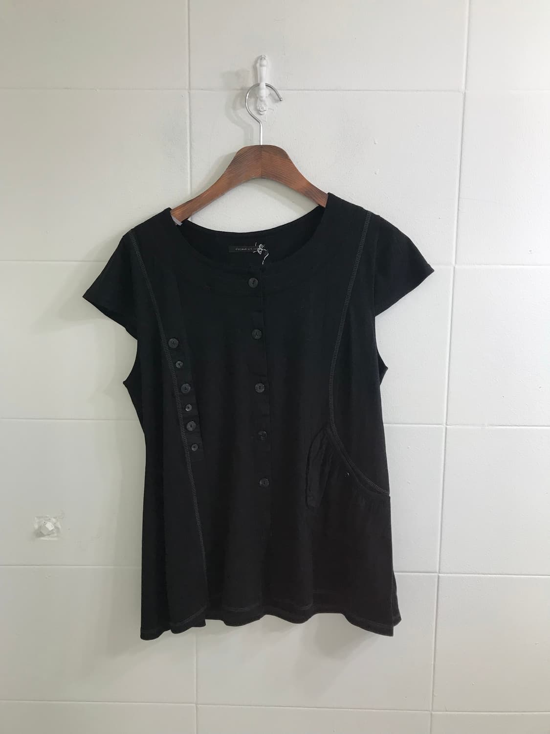 청록 하구미 니혼진 더블버튼 트렌치 코트 코디세트 상품이미지5