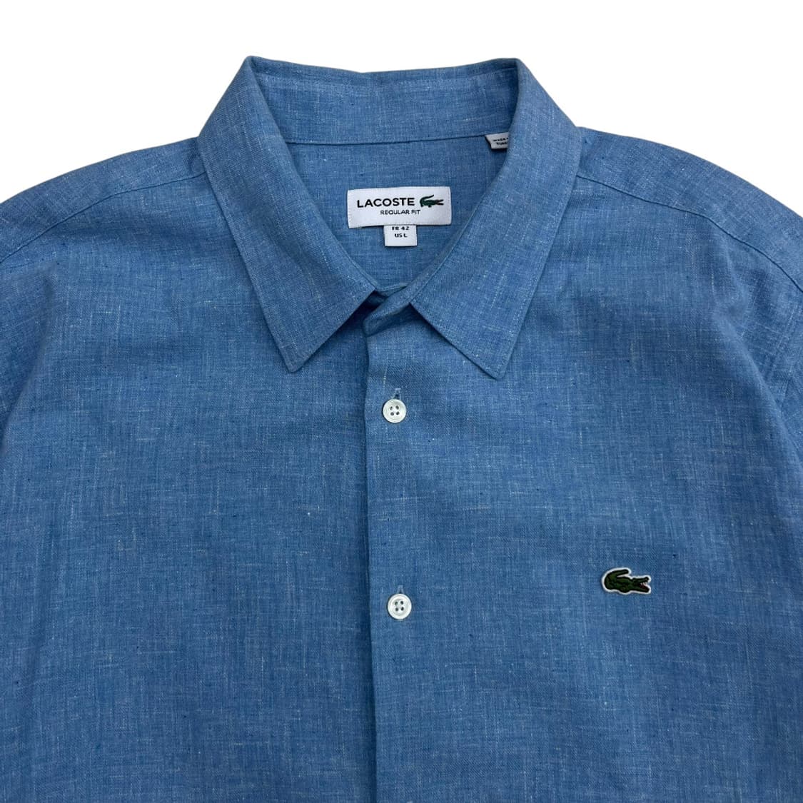 라코스테 미니로고 소라 셔츠 L 상품이미지4