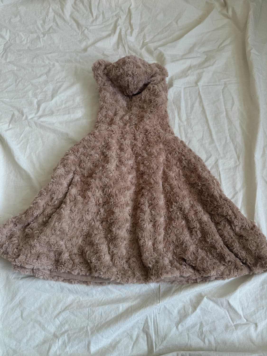 모카라떼 브라운 폼폼이 케이프 상품이미지6