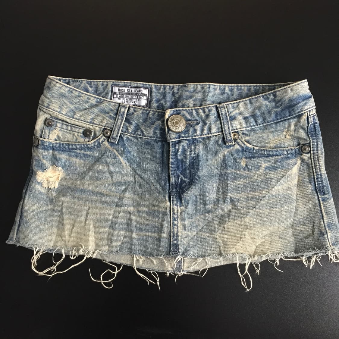 Sly jeans 데님 숏 스커트 상품이미지1