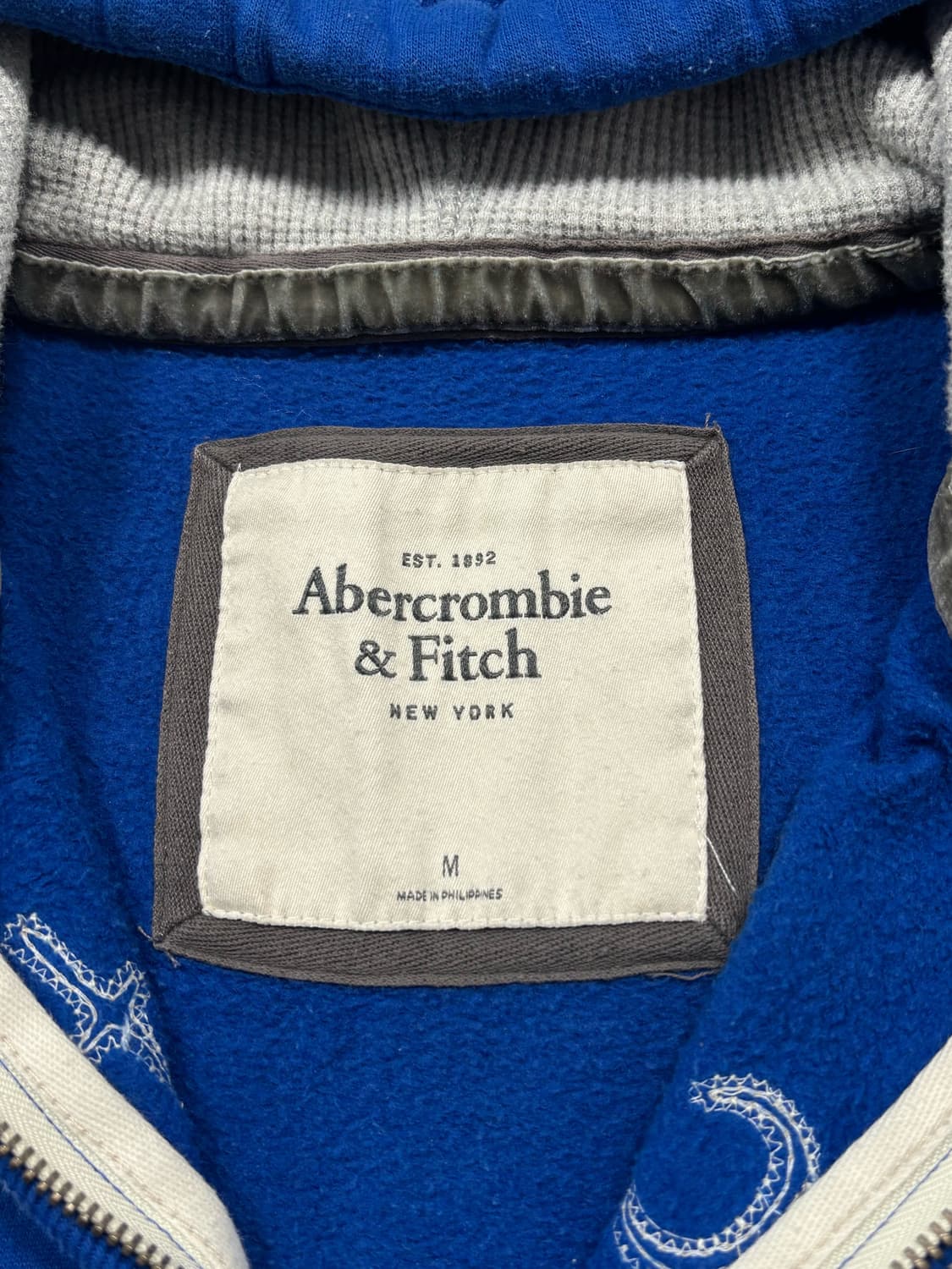 아베크롬비 블루 후드집업 상품이미지6