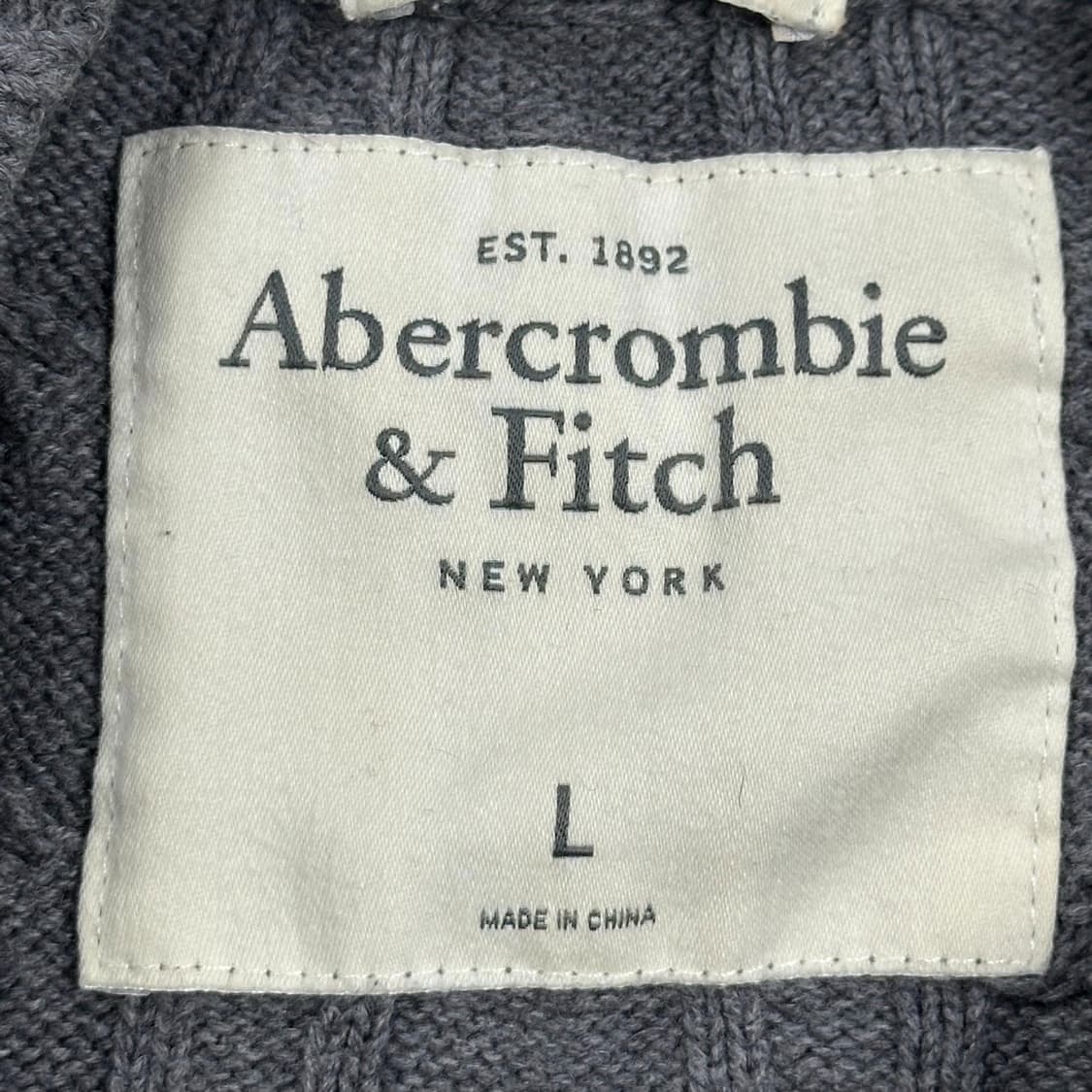 아베크롬비 뉴욕 A&F 차콜 케이블 니트 (L 여성추천) 상품이미지4