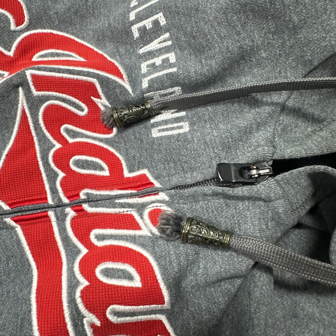 ✨ (바배) MLB 클리브랜드 인디언스 후드 조끼 베스트 상품이미지3