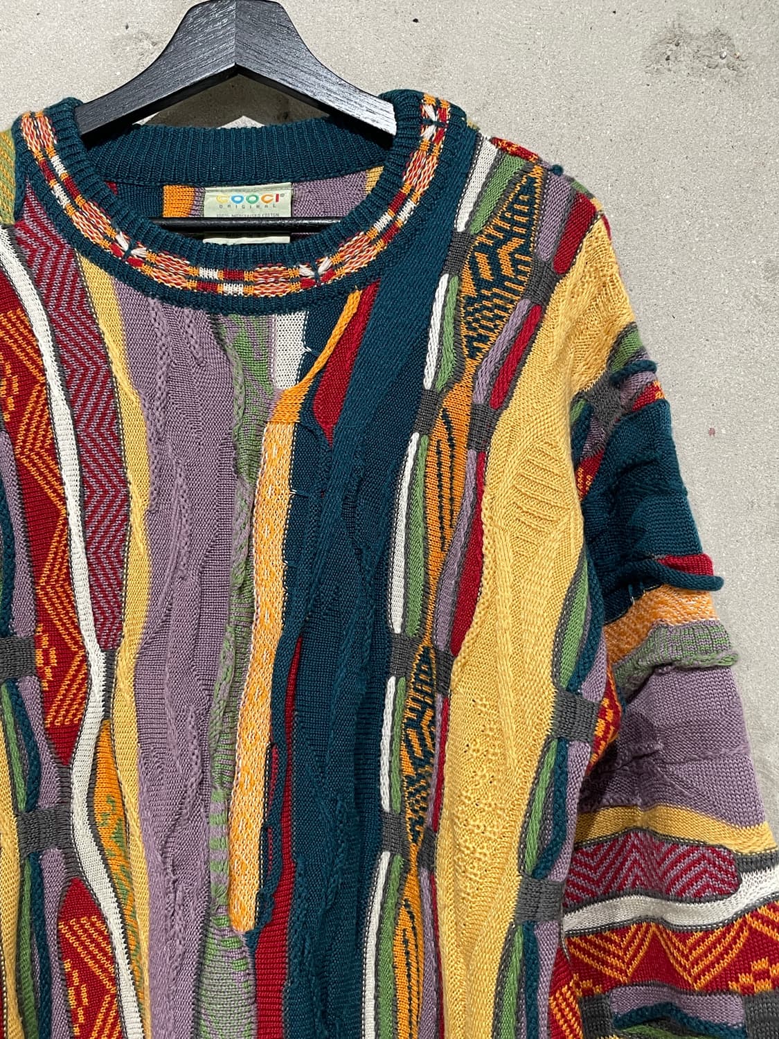 쿠지 오스트레일리아 믹스 크루넥 케이블 스웨터 상품이미지3