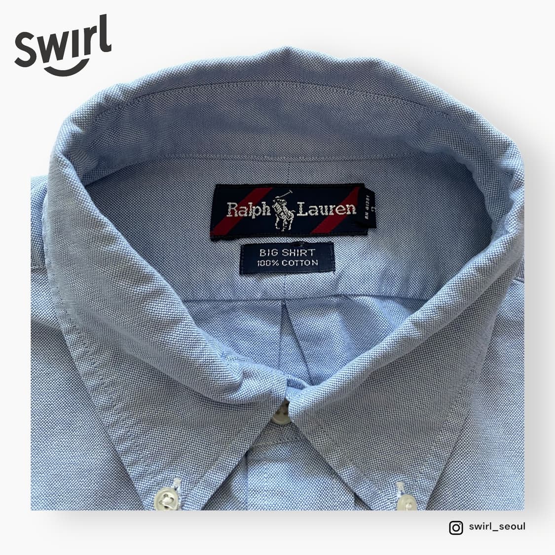 🌊Polo Oxford big shirts 상품이미지4