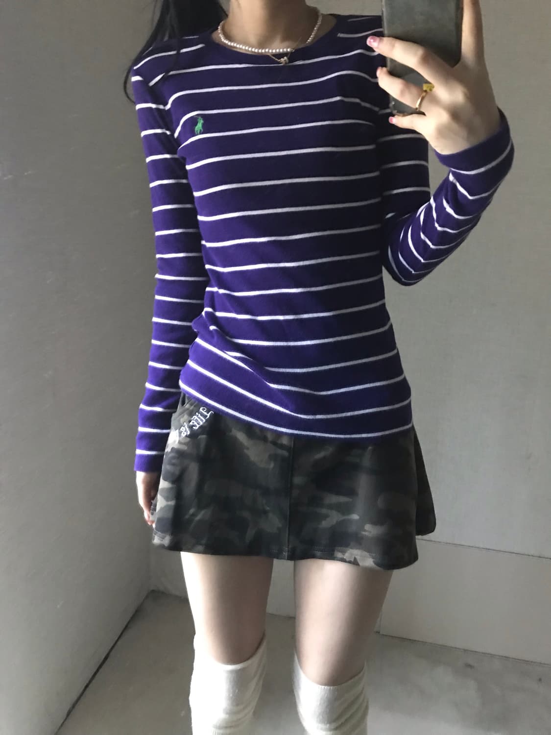 폴로 스트라이프 슬림핏 롱슬리브 상품이미지2