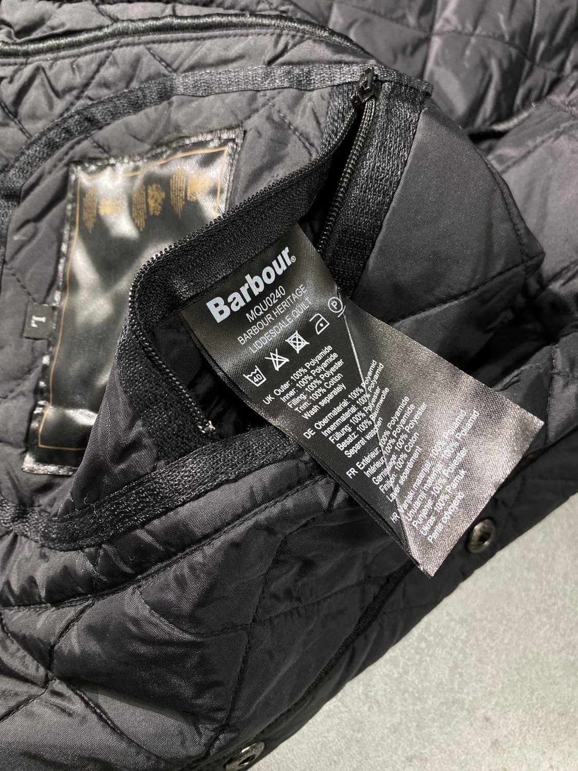 [L] Barbour 바버 헤리티지 리데스데일 퀼팅 자켓 상품이미지7