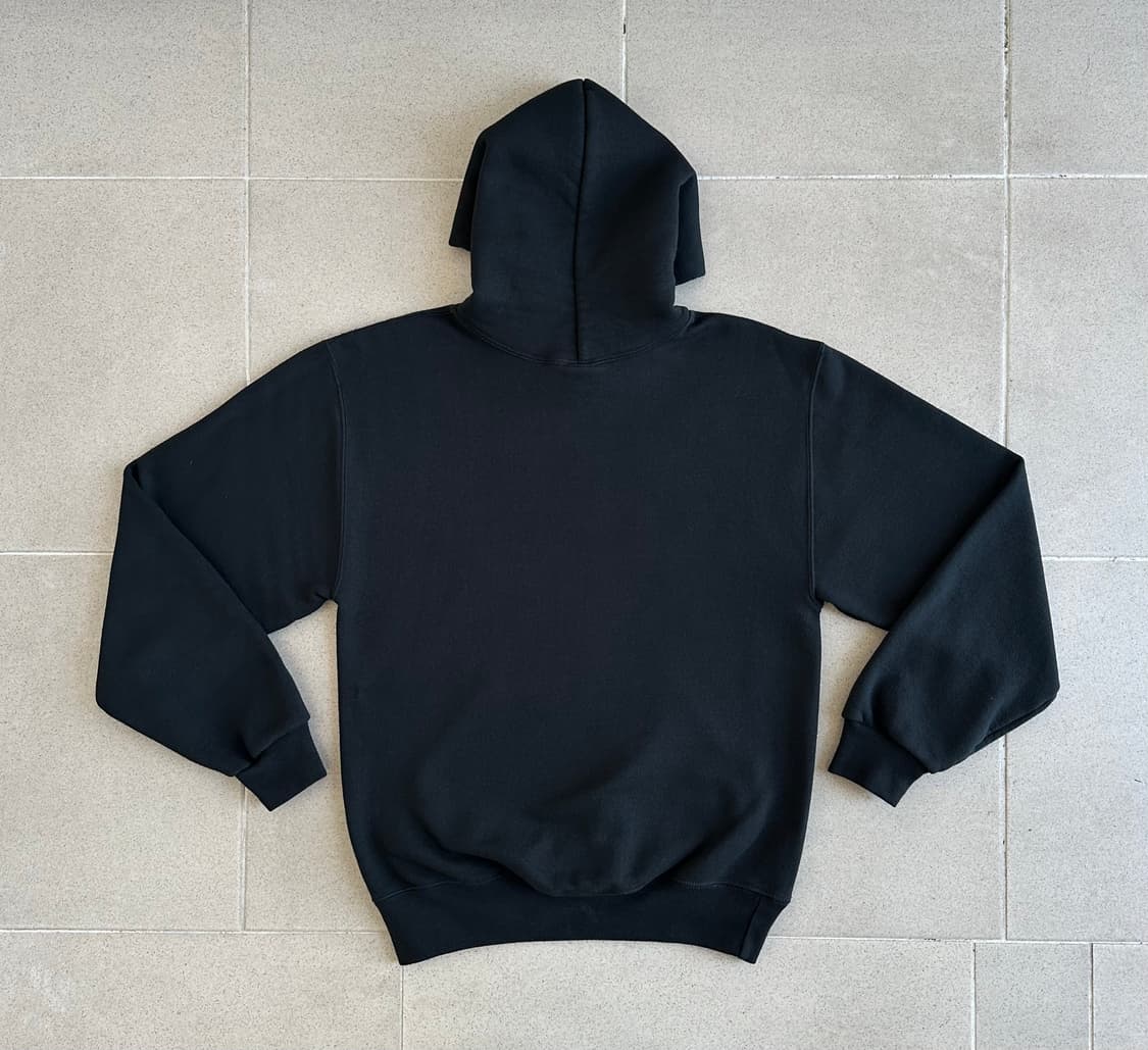 90s 빈티지 러셀 후드 블랙 M USA 상품이미지2